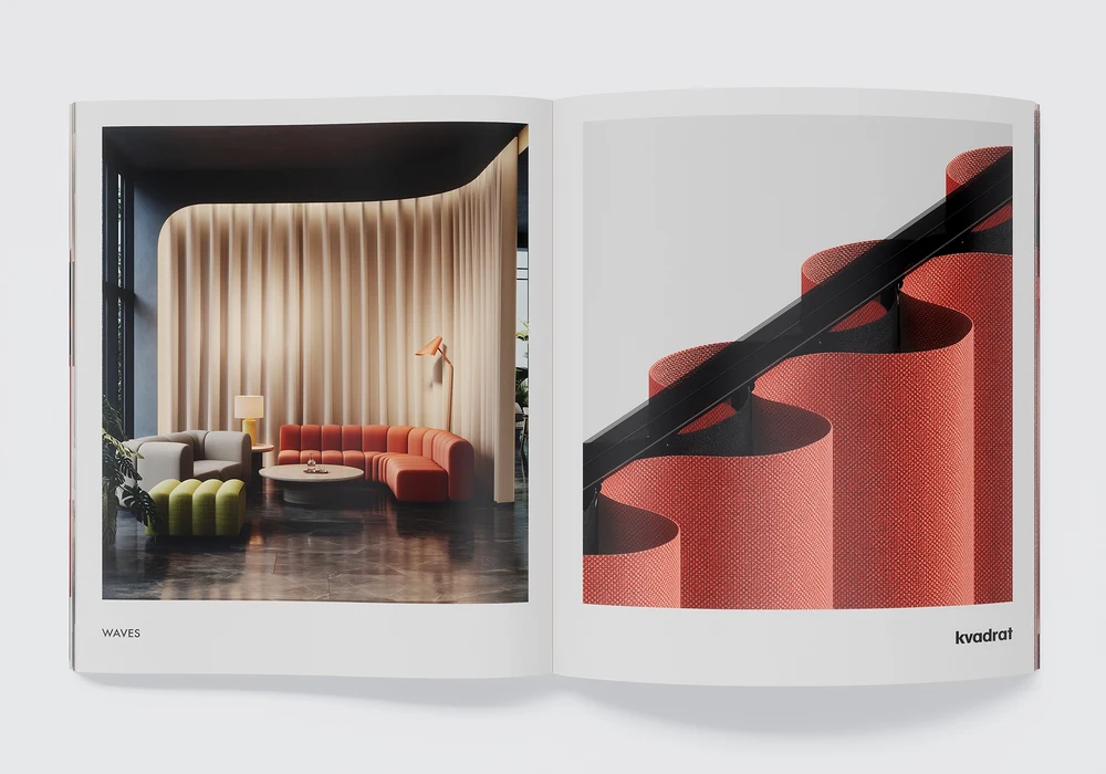 Acoustic Curtains - CGI Textile Solutions for Kvadrat — detail