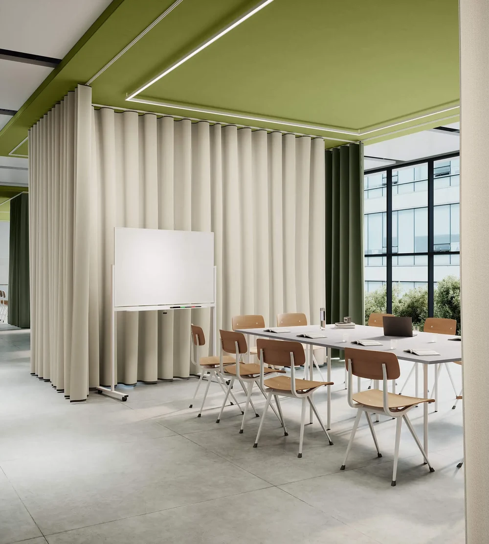 Acoustic Curtains - CGI Textile Solutions for Kvadrat — detail