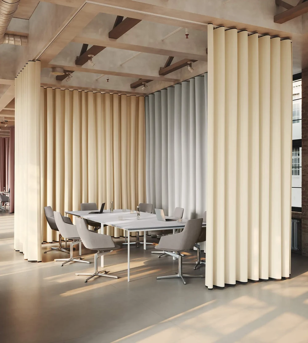 Acoustic Curtains - CGI Textile Solutions for Kvadrat — detail