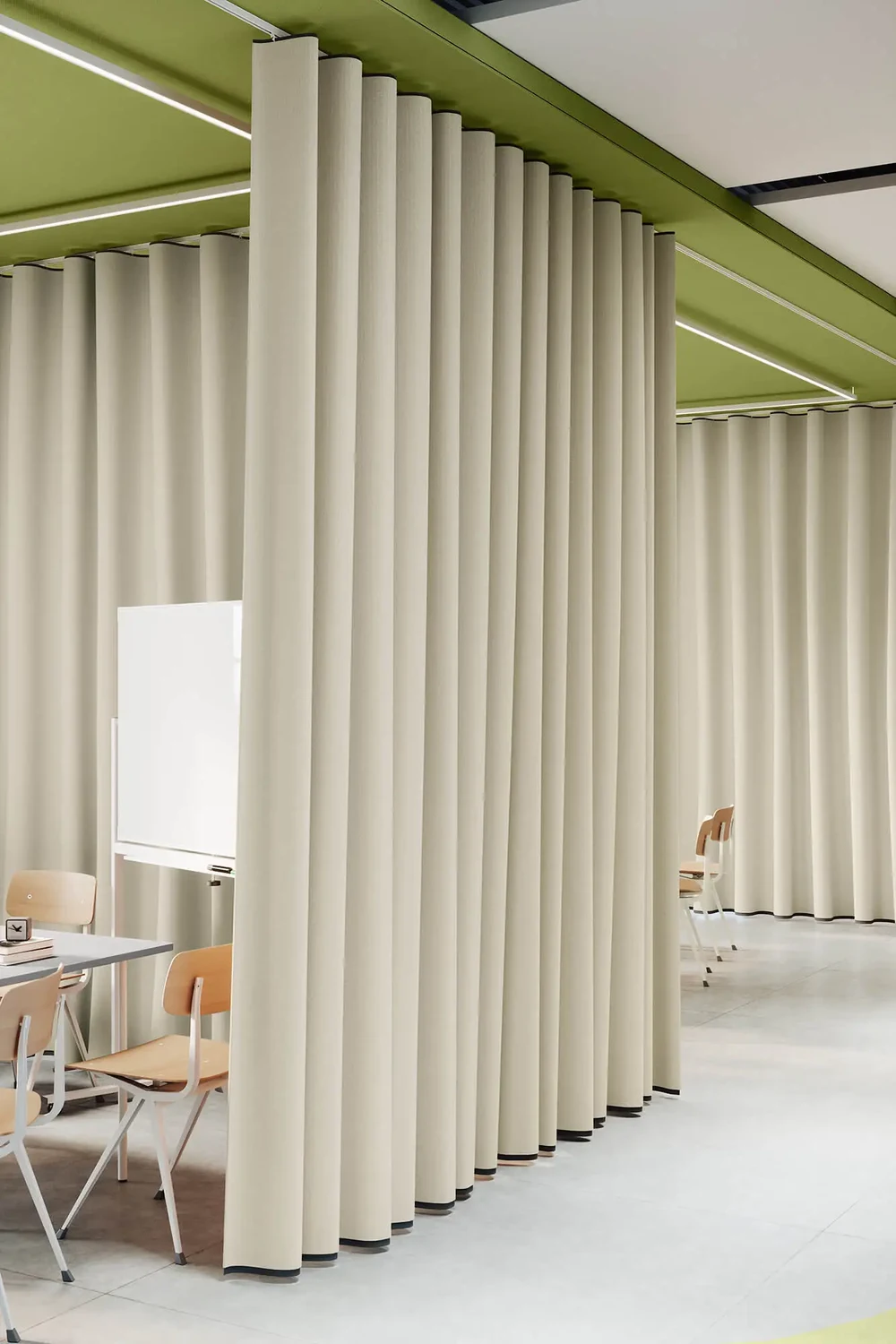 Acoustic Curtains - CGI Textile Solutions for Kvadrat — detail