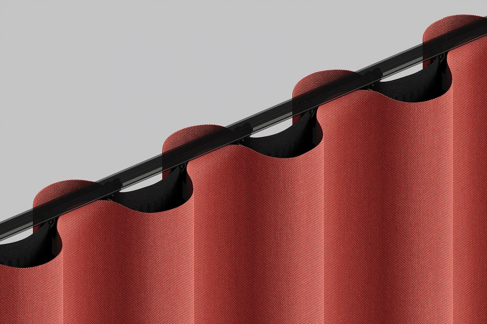 Acoustic Curtains - CGI Textile Solutions for Kvadrat — detail