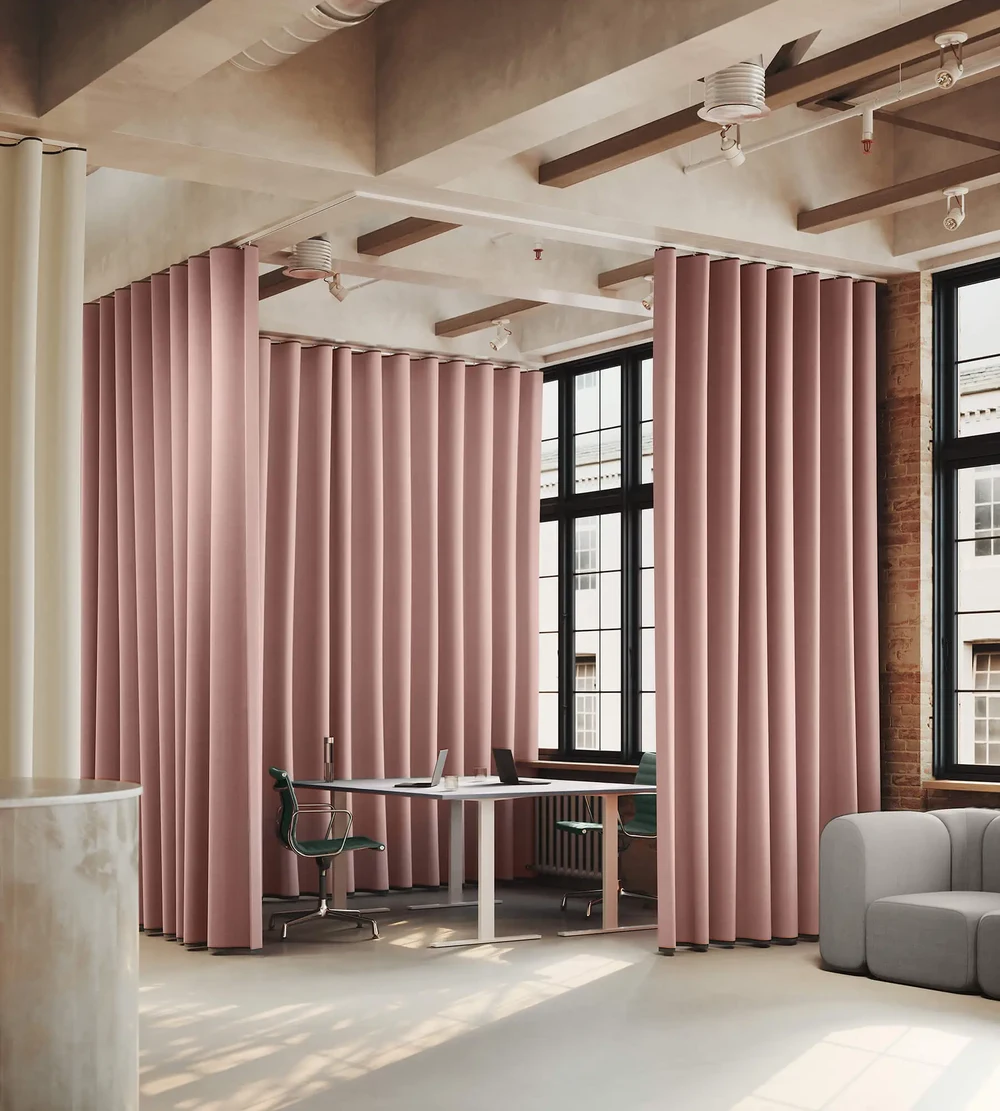 Acoustic Curtains - CGI Textile Solutions for Kvadrat — detail