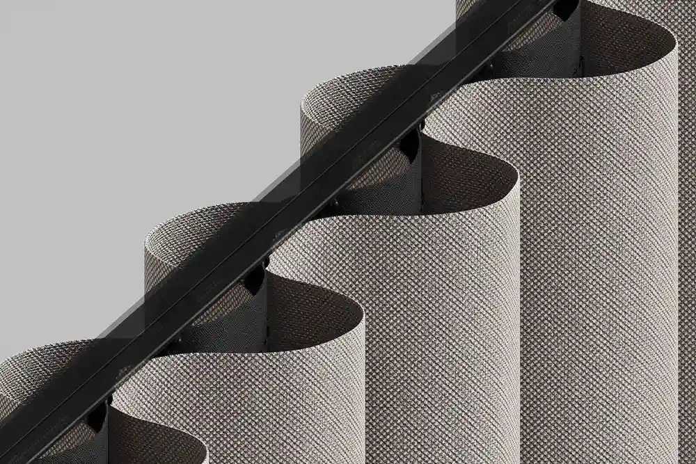 Acoustic Curtains - CGI Textile Solutions for Kvadrat
