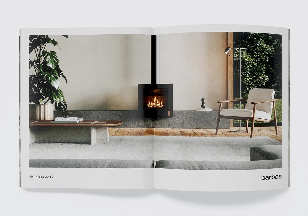Barbas rooms shaped around fire — detail