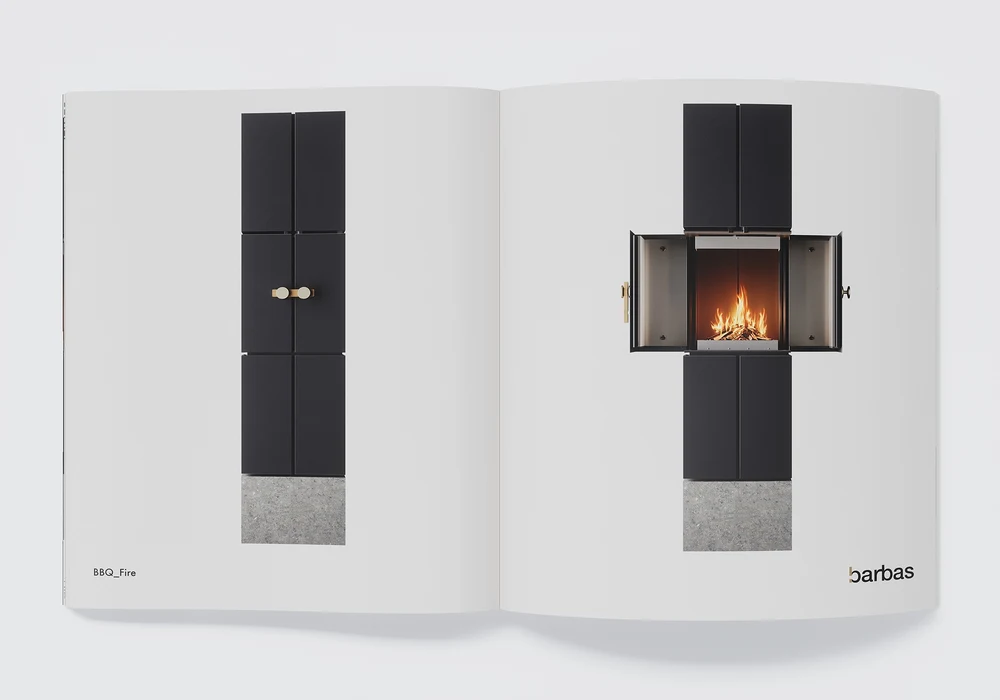 Barbas rooms shaped around fire — detail