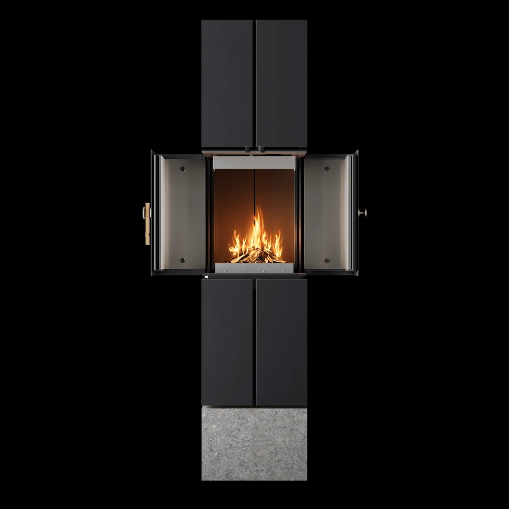 Barbas rooms shaped around fire — detail
