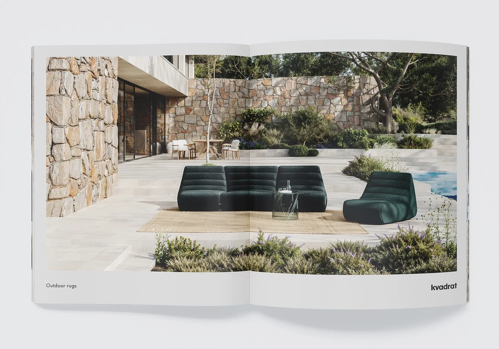 Kvadrat: Outdoor Rugs in Stills and Motion — detail