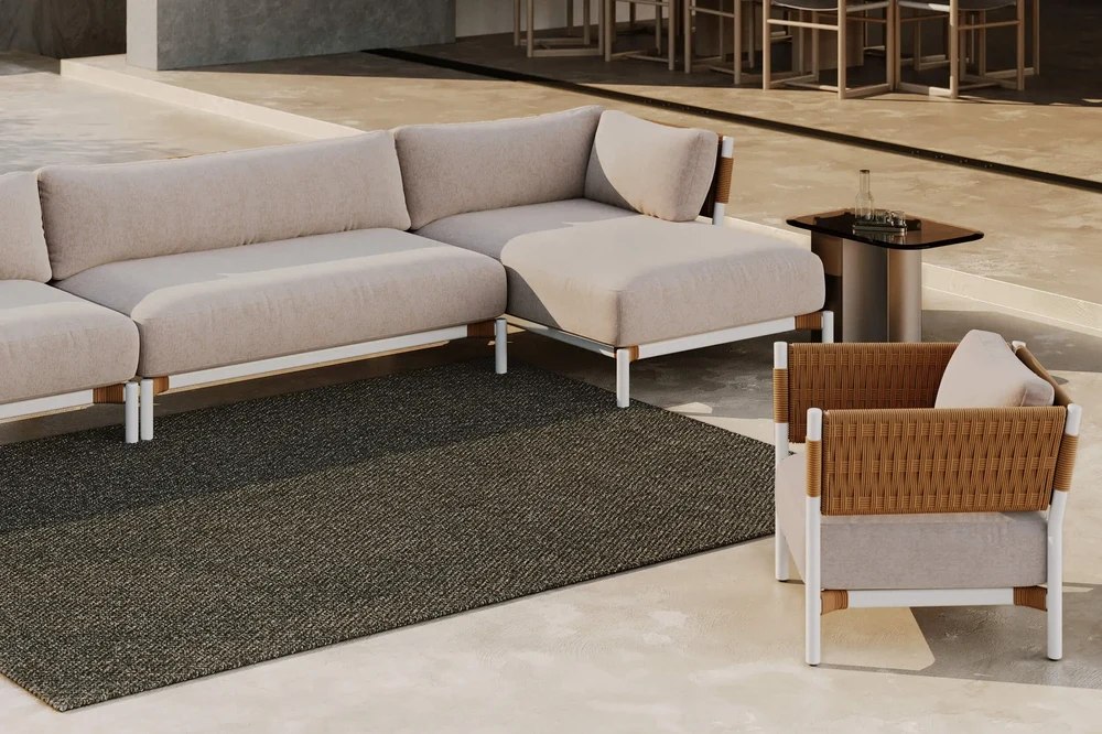 Kvadrat: Outdoor Rugs in Stills and Motion — detail