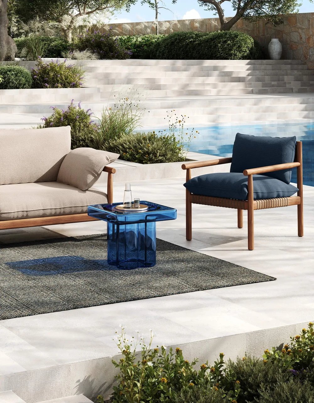 Kvadrat: Outdoor Rugs in Stills and Motion — detail