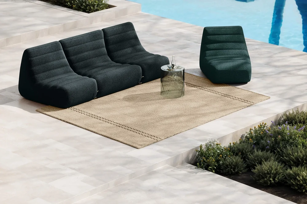 Kvadrat: Outdoor Rugs in Stills and Motion — detail