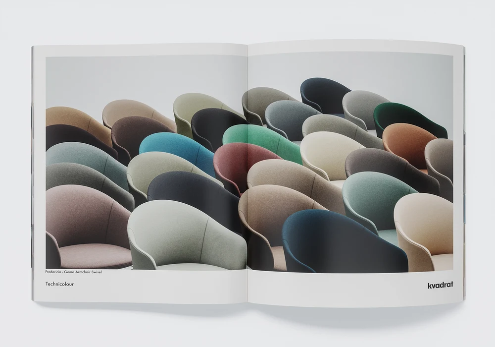 Kvadrat: Textiles on Chairs — Photorealistic Furniture Renderings in CGI — detail