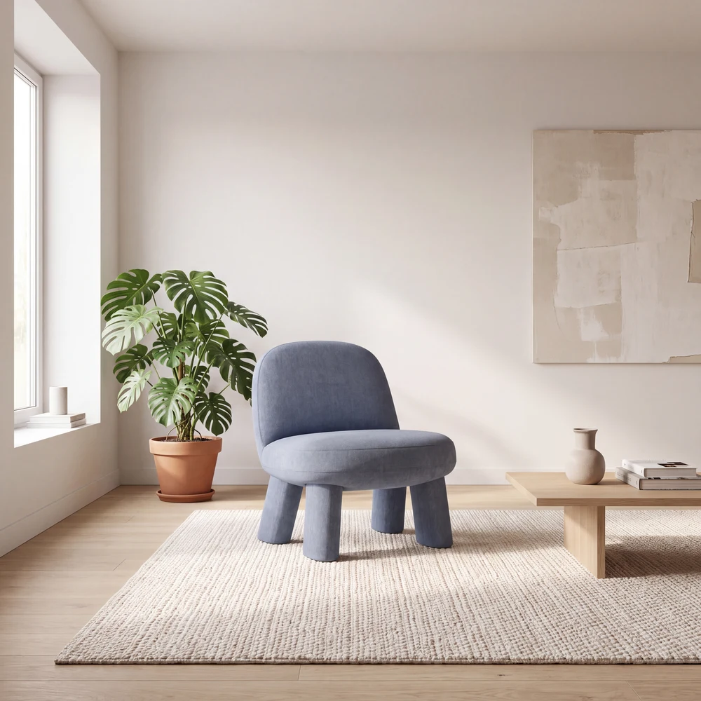 Kvadrat: Textiles on Chairs — Photorealistic Furniture Renderings in CGI — detail