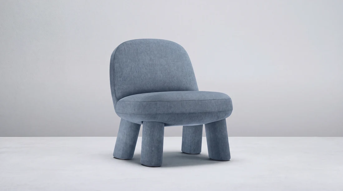 Kvadrat textiles on chairs — product visualization