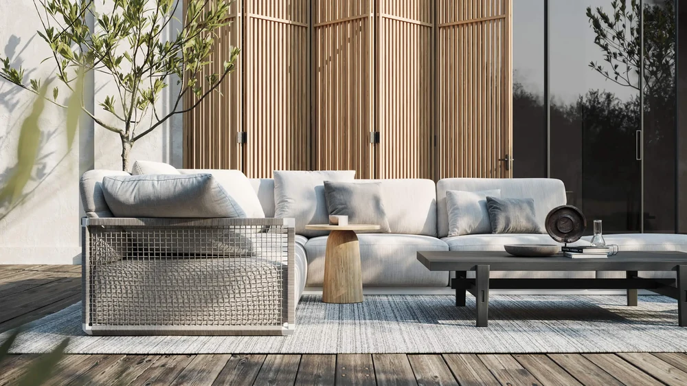 Outdoor Furniture in Mediterranean Light — detail