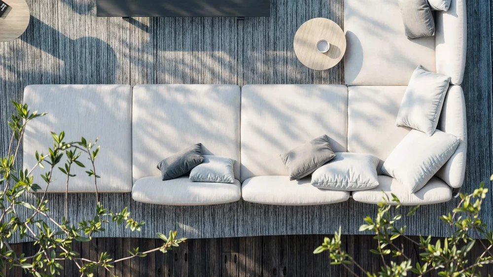 Outdoor Furniture in Mediterranean Light — detail