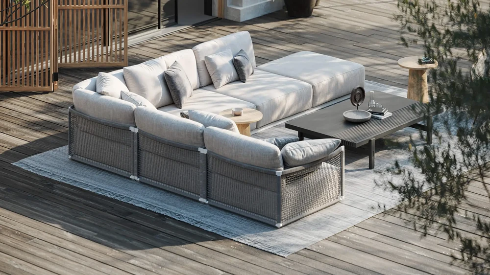 Outdoor Furniture in Mediterranean Light — detail
