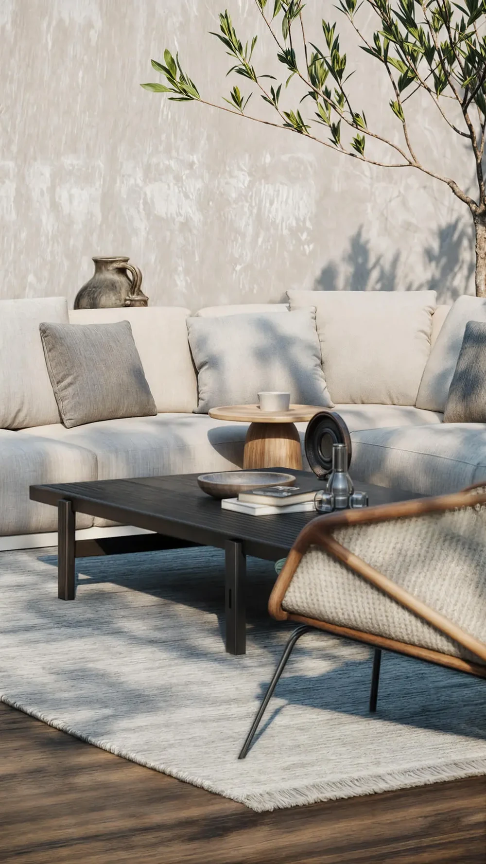 Outdoor Furniture in Mediterranean Light — detail