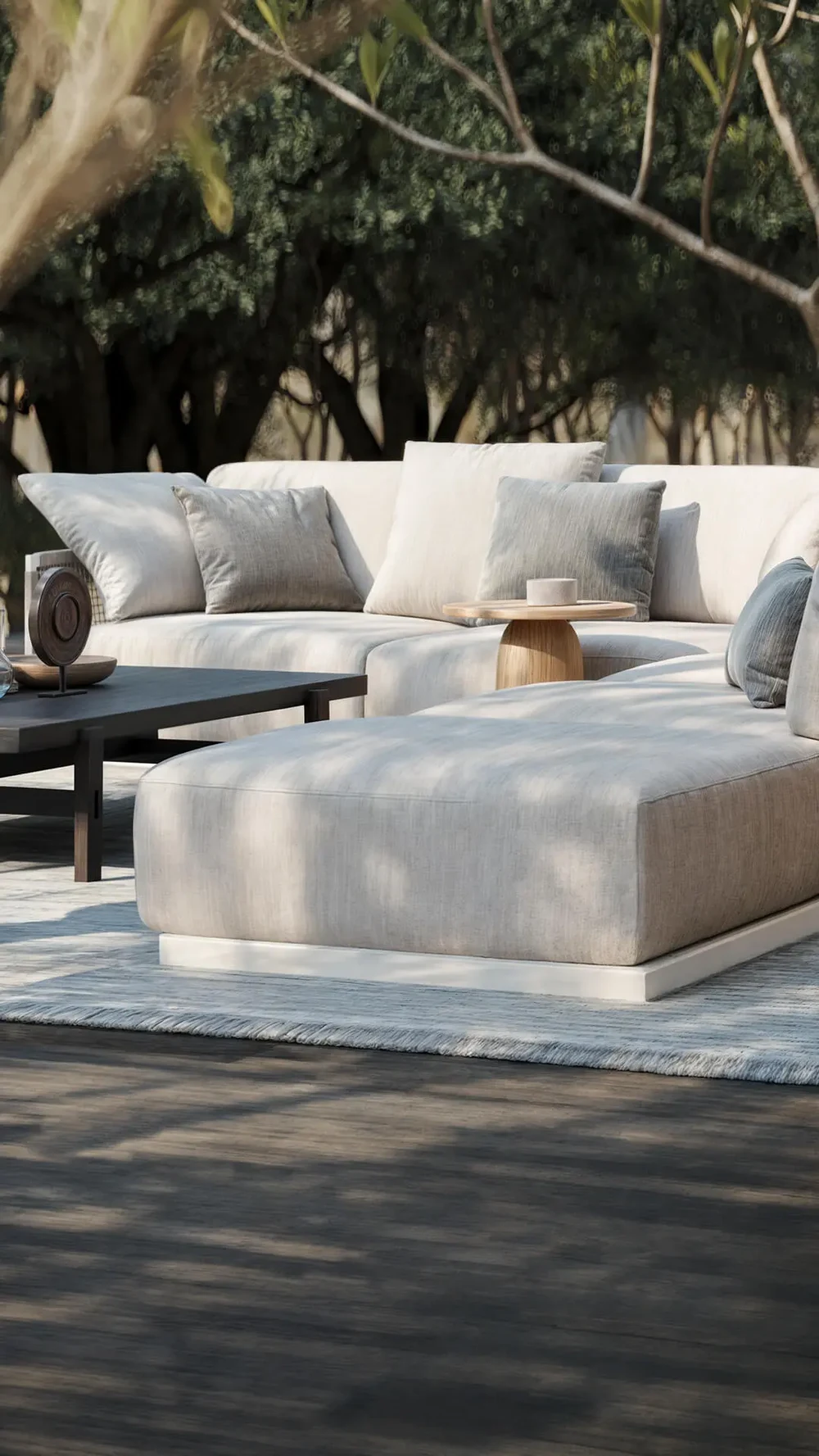 Outdoor Furniture in Mediterranean Light — detail