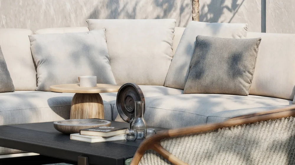 Outdoor Furniture in Mediterranean Light — detail