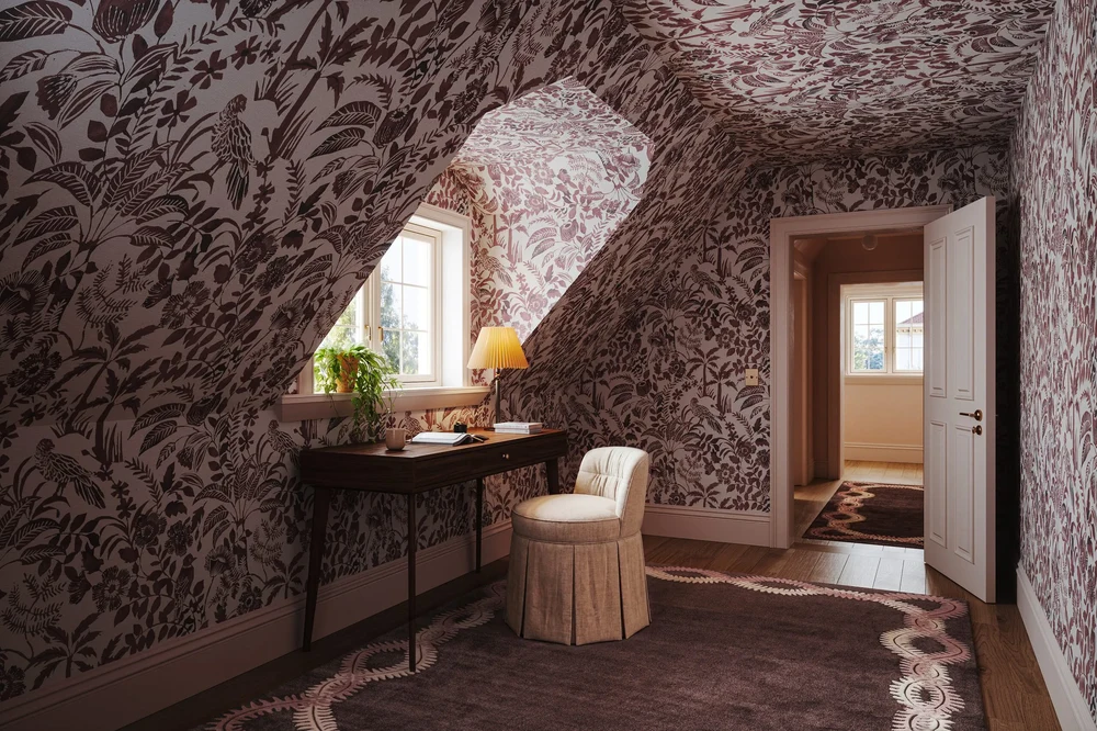 Perennials: Wallcoverings and Rugs in Conversation — detail