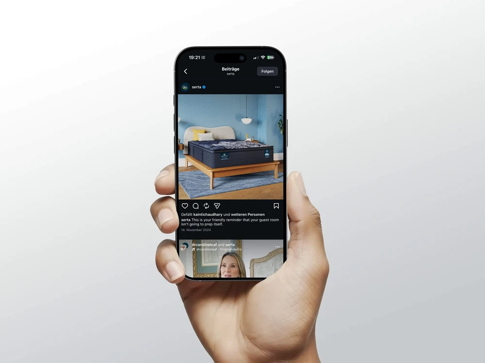 Serta Simmons: Mattress Renderings for the US Market — detail