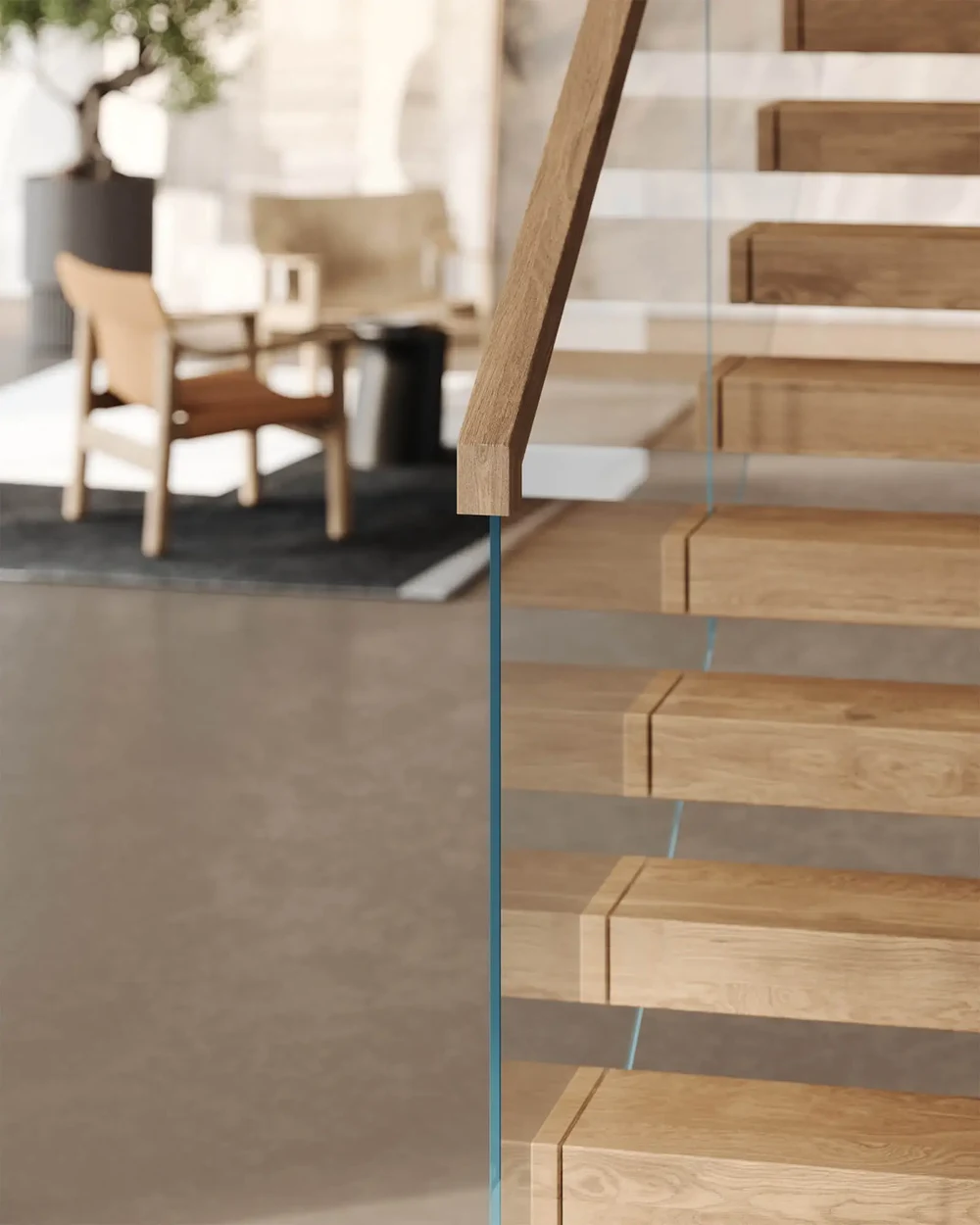 Viewrail: Stairs as Part of the Architecture — detail